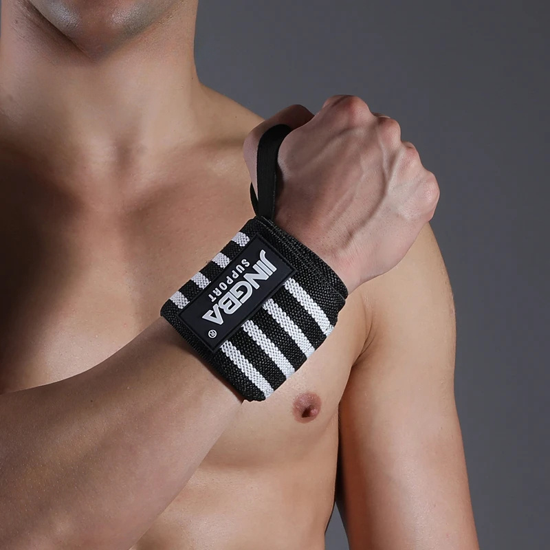 Wrist Wraps Weightlifting Support - 1 PC สายรัดข้อมือสายรัดข้อมือสายรัด Extra Strength ยกน้ําหนักข้อมือ