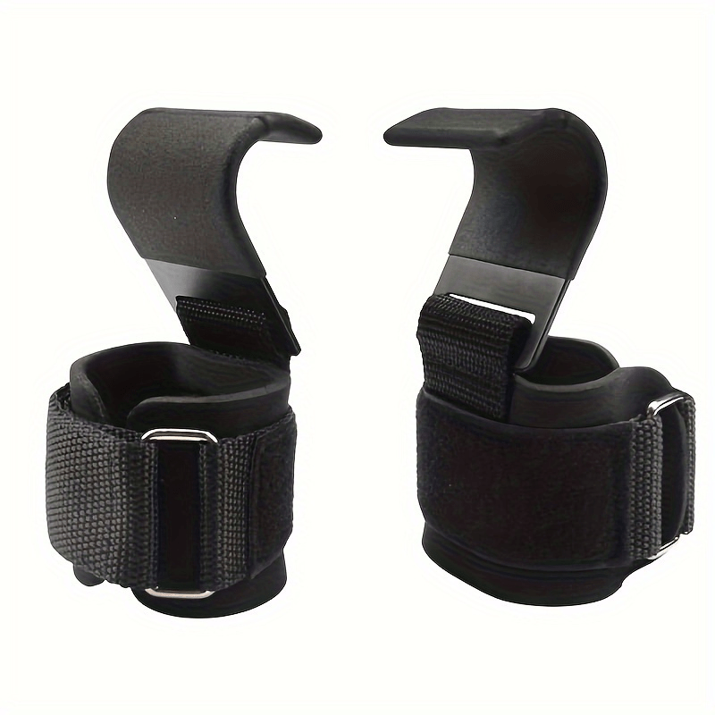 Wrist Wraps Weightlifting Support - สายรัดข้อมือแบบตะขอสำหรับยกน้ำหนัก พร้อมสายรัดข้อมือสำหรับจับบาร์ สายรัดข้อมือสำหรับออกกำลังกาย สายรัดตะขอสำหรับยกน้ำหนัก สายรัดสำหรับดึงข้อ ถุงมือยกน้ำหนัก