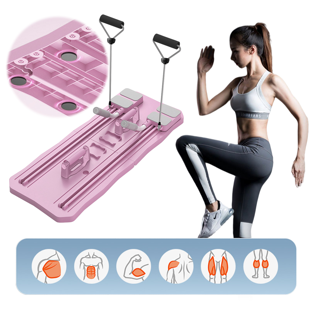 Push Up Board Foldable Multi Function - แผ่นออกกำลังกายอเนกประสงค์ แผ่นรองออกกำลังกายกันลื่น แผ่นออกกำลังกายพับได้ แผ่นวิดพื้นสำหรับออกกำลังกายทั่วร่างกาย