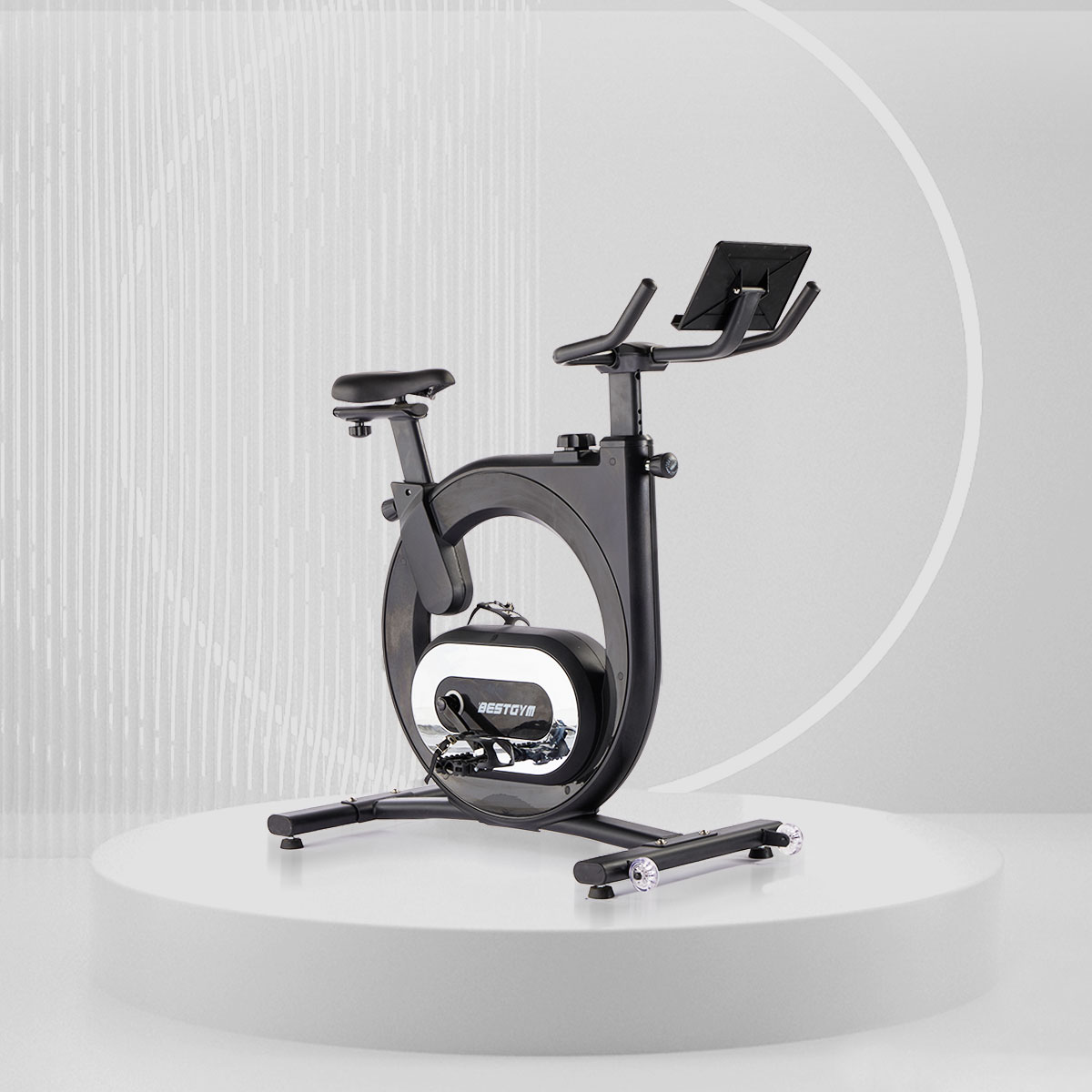 Exercise Bike Magnetic Resistance - จักรยานปั่นออกกำลังกายแบบมีแรงต้านแม่เหล็กปรับได้ รุ่นขายดีจากโรงงาน พร้อมมู่เล่ 6 กก. รองรับน้ำหนักได้