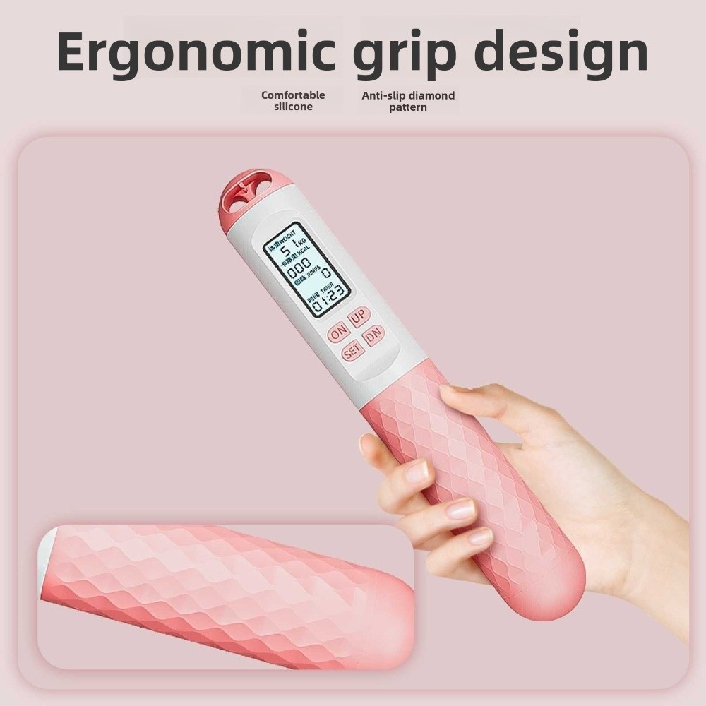 Smart Jump Rope Digital Counter - เชือกกระโดดไร้สาย ป้องกันการลื่นไถล พร้อมตัวนับจำนวนครั้งการกระโดด เชือกกระโดดลดน้ำหนัก เชือกกระโดดดิจิตอลอัจฉริยะ สำหรับใช้ในร่มและกลางแจ้ง