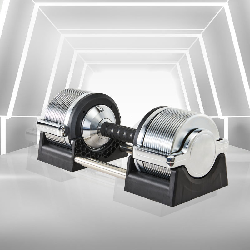 Adjustable Dumbbell Pair 40Kg - ดัมเบลแบบปรับได้ 32KG ดัมเบล ปรับน้ําหนักได้ จอแสดงผลน้ําหนัก ล็อคอัตโนมัติ