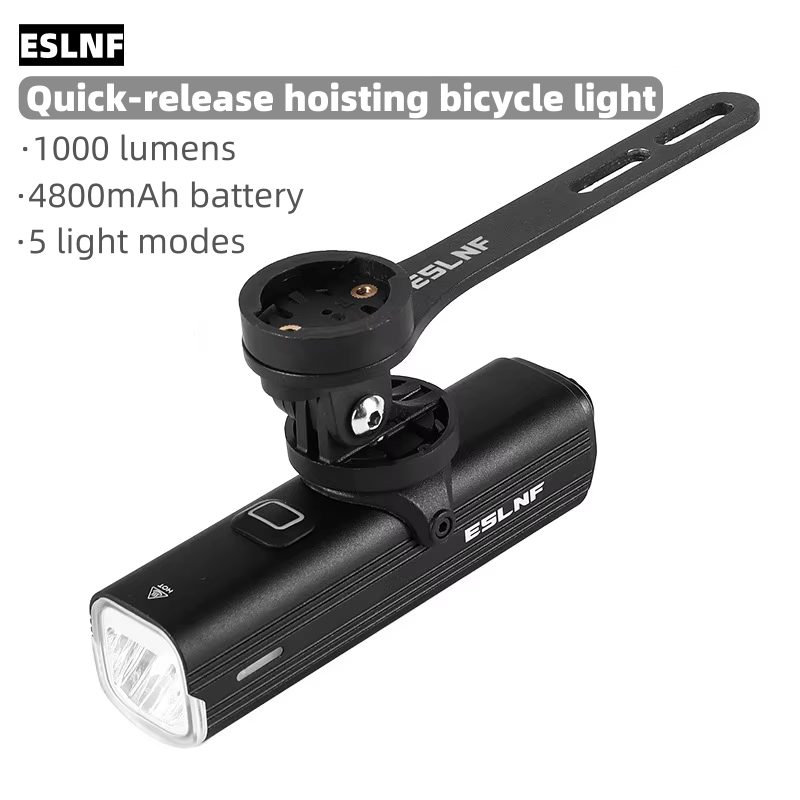Rechargeable Bicycle Headlight 1000 Lumen - ไฟหน้าจักรยาน ESLNF 1000 ลูเมน 4800mAh ไฟหน้าจักรยานกันน้ำ