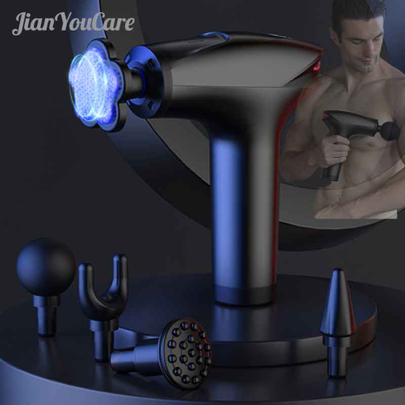 Electric Massage Gun Deep Tissue - JianYouCare Icy เย็นนวดปืนไฟฟ้า Percussion ปืนพกเครื่องนวดกล้ามเนื้อเนื้อเยื่อลึก Relax