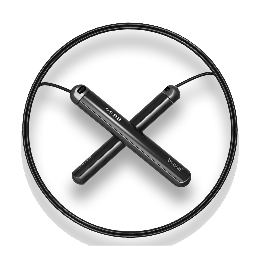 Smart Jump Rope Digital Counter - เชือกกระโดดดิจิตอลไร้สายแบบมีน้ำหนักพร้อมตัวนับจำนวนครั้งกระโดด