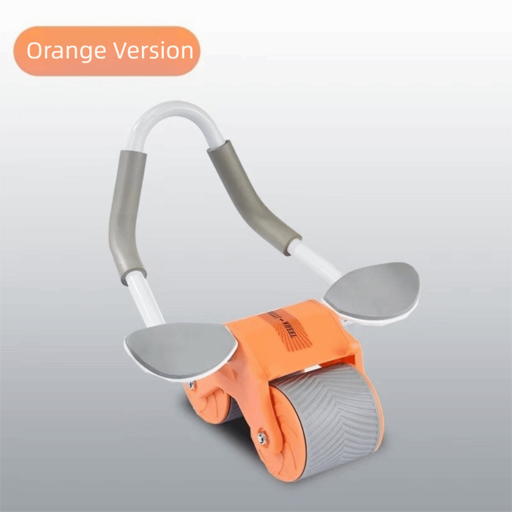 Ab Roller Wheel With Elbow Support - ล้อบริหารหน้าท้องอัตโนมัติแบบอัพเกรดพร้อมแผ่นรองเข่า ระบบเงียบ รองรับข้อศอก ล้อ 2 ล้อ