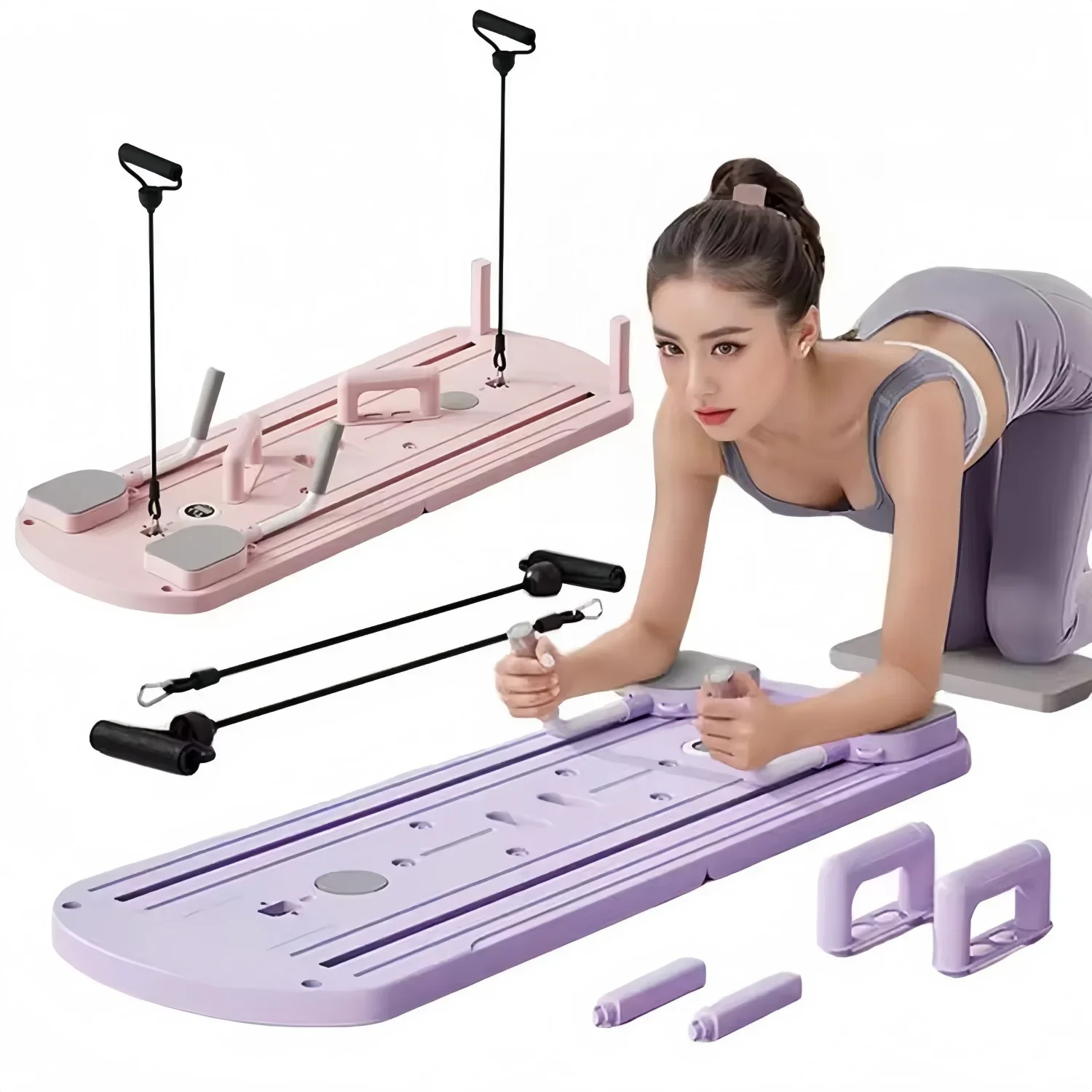 Push Up Board Foldable Multi Function - แผงฟิตเนส Multi-Function พับออกกําลังกายหน้าแรกกล้ามเนื้อหน้าท้องเสื้อกั๊ก Line Push-Up BOARD