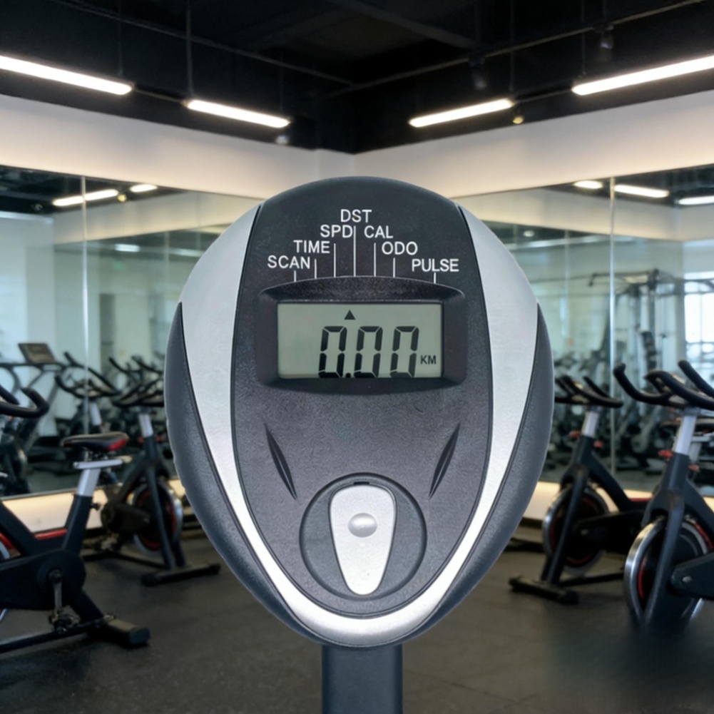 Exercise Bike Magnetic Resistance - จอแสดงผล LCD สีดำ ABS สำหรับจักรยานปั่นออกกำลังกาย ระบบควบคุมแรงต้านแม่เหล็ก