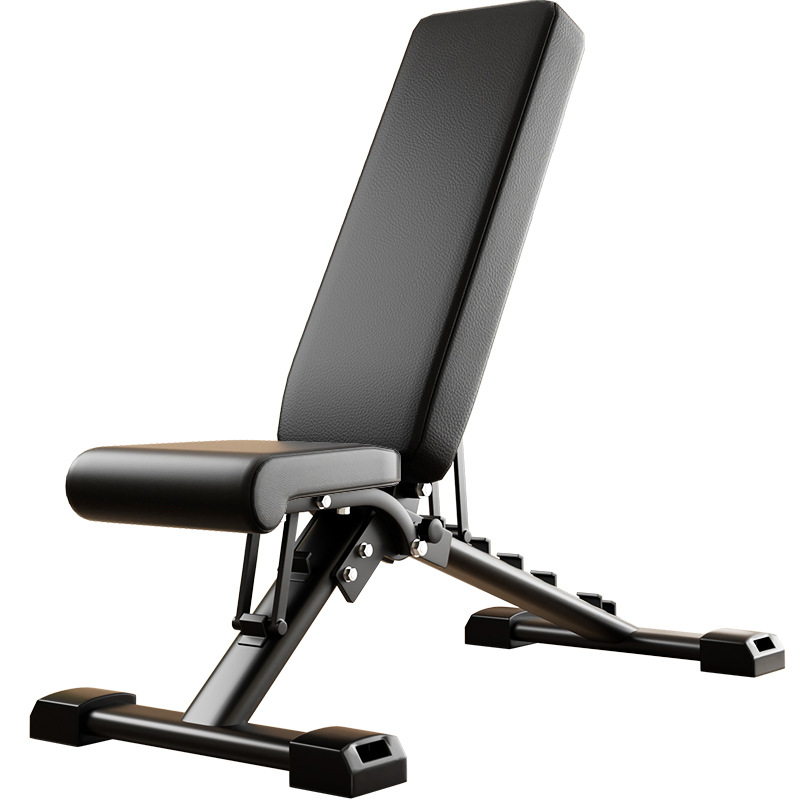 Fitness Equipment - ม้านั่งดัมเบลพับได้แบบพาณิชย์ อเนกประสงค์ ใช้สำหรับซิทอัพ ออกกำลังกาย เบาะรองนั่งสำหรับฟิตเนส อุปกรณ์ฟิตเนสสำหรับเบนช์เพรส