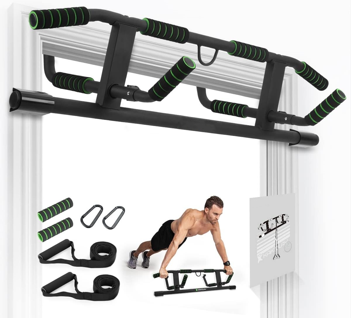 Door Pull Up Bar No Screw - บาร์โหนติดประตูแบบไม่ต้องใช้สกรู