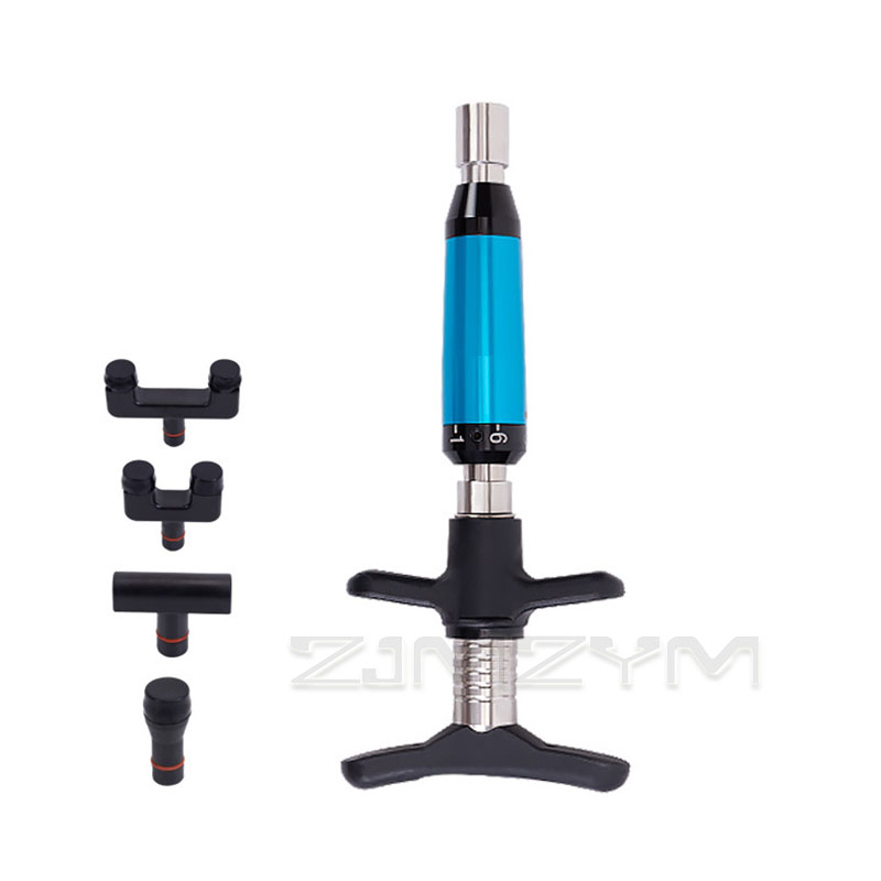 Electric Massage Gun Deep Tissue - เครื่องนวดกระดูกสันหลังแบบแมนนวลสำหรับใช้ในบ้าน แก้ไขกระดูกสันหลัง นวดเนื้อเยื่อชั้นลึก คลายกล้ามเนื้อ บรรเทาอาการปวด ฟื้นฟูร่างกาย