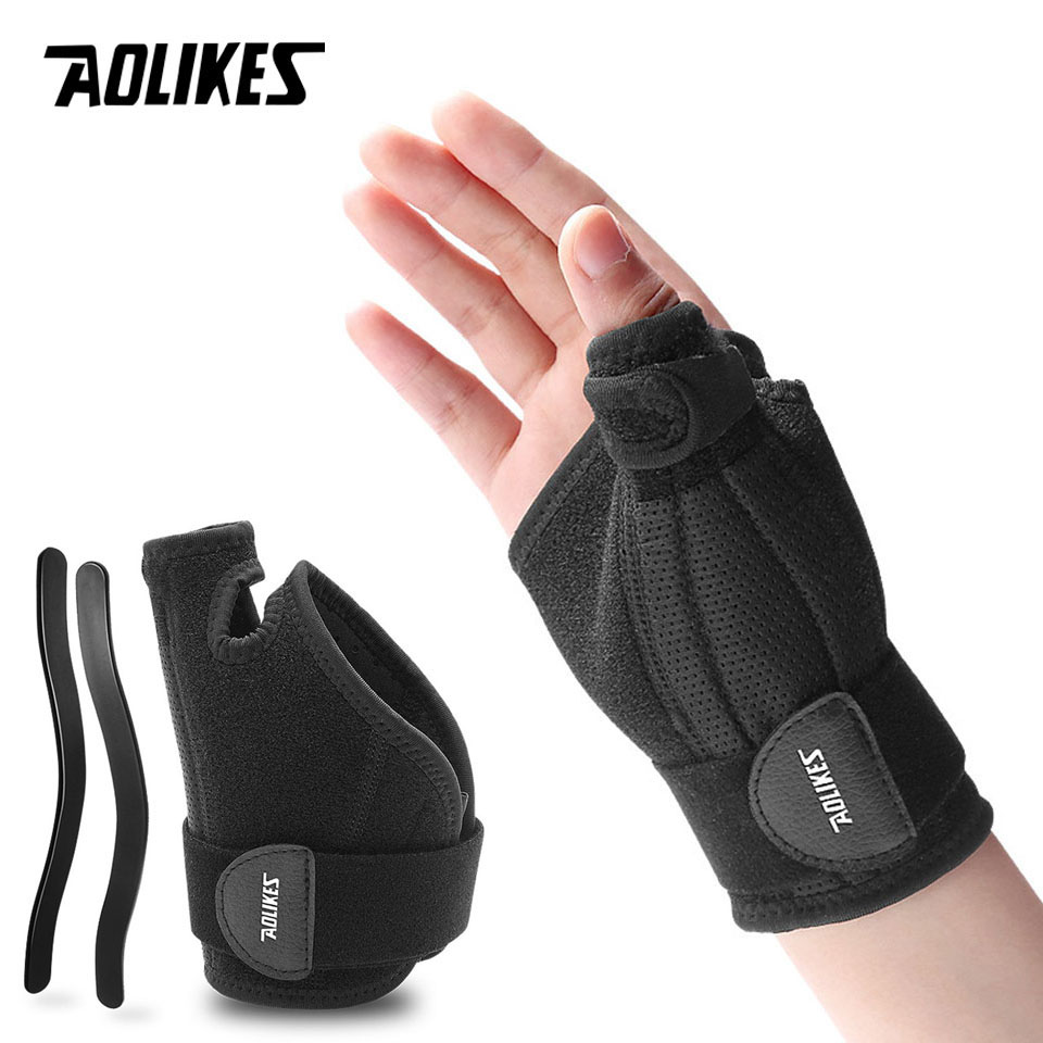 Wrist Wraps Weightlifting Support - AOLIKES 1PCSสายรัดข้อมือสายรัดข้อมือสายรัดข้อมือสายรัดข้อมือยกน้ำหนักGym Training Wraps