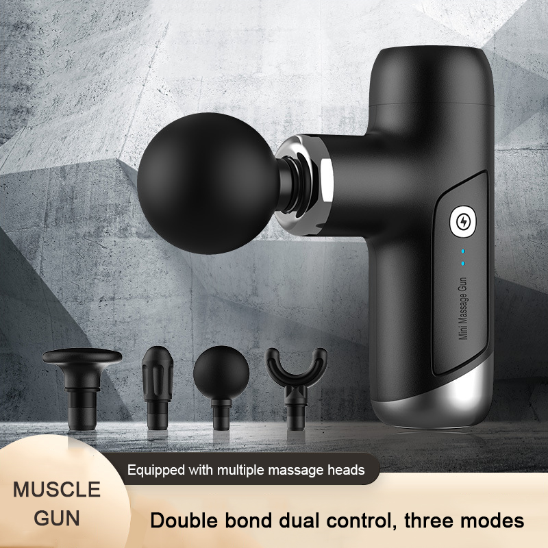 Electric Massage Gun Deep Tissue - ปืนนวดกล้ามเนื้อไร้สายขนาดเล็ก รุ่นใหม่ล่าสุด สำหรับนวดเนื้อเยื่อส่วนลึก แบบมืออาชีพ ช่วยผ่อนคลายกล้ามเนื้อ