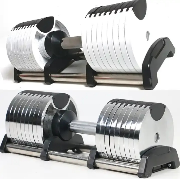 Adjustable Dumbbell Pair 40Kg - ขายส่ง 28 กก.Commercial ปรับชุดดัมเบลคุณภาพสูงฟิตเนส GYM อุปกรณ์เหล็กและวัสดุเหล็กสําหรับการฝึกอบรม