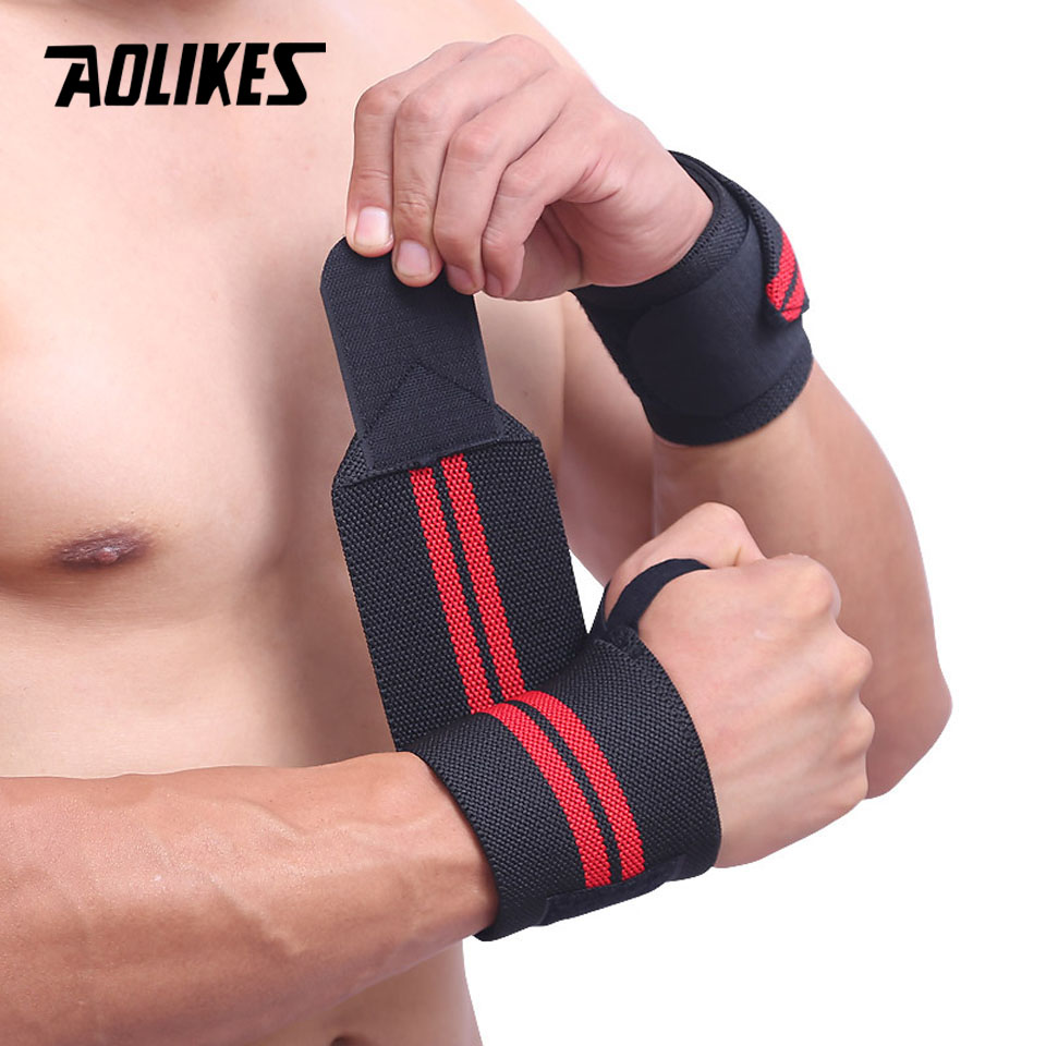 AOLIKES 1 คู่สายรัดข้อมือสายรั - Wrist Wraps Weightlifting Support บทวิจารณ์และราคา