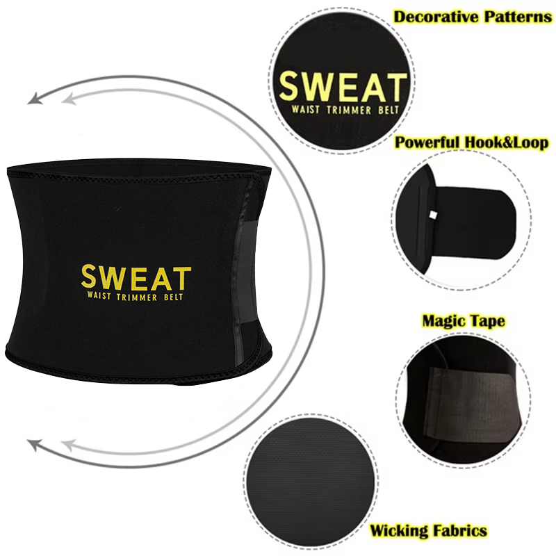 เข็มขัดรัดเอวสำหรับผู้หญิง 2 ช - Sweat Waist Trainer Belt Neoprene บทวิจารณ์และราคา