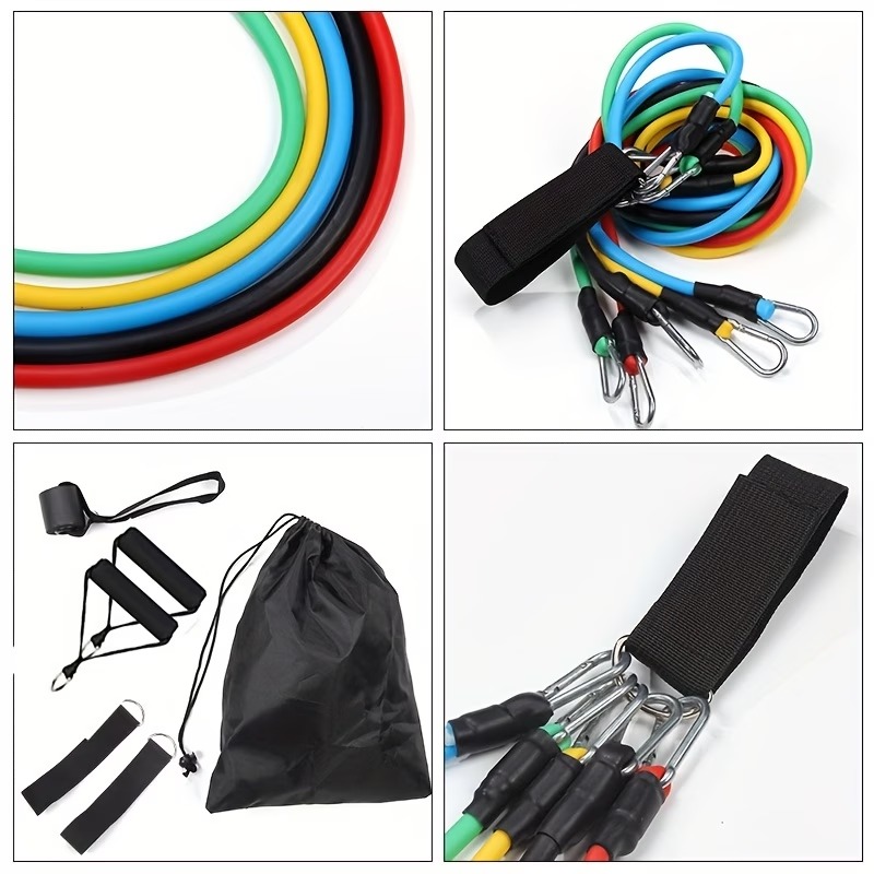 ชุดยางยืดออกกำลังกายพร้อมอุปกร - Pilates Bar Kit With Resistance Bands บทวิจารณ์และราคา