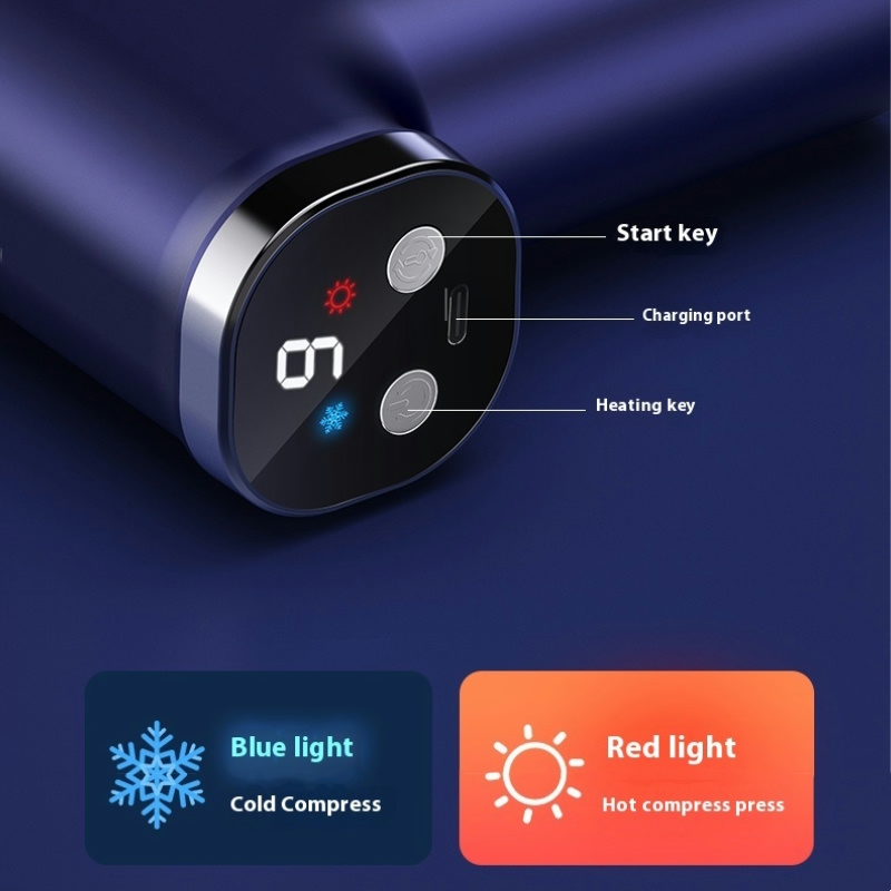 นวดไฟฟ้าปืนความร้อนและเย็นหัวก - Electric Massage Gun Deep Tissue บทวิจารณ์และราคา