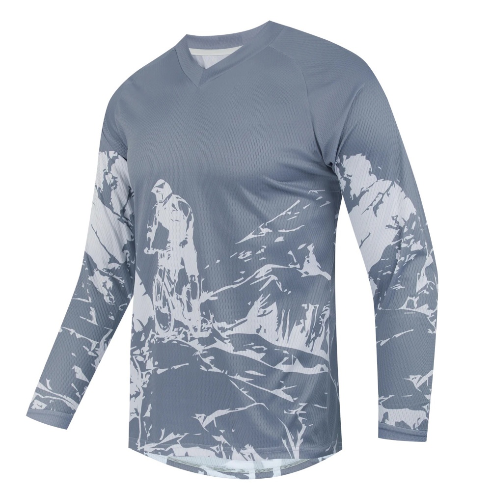 เสื้อยืดแขนยาวพิมพ์ลายจักรยานเ - Cycling บทวิจารณ์และราคา
