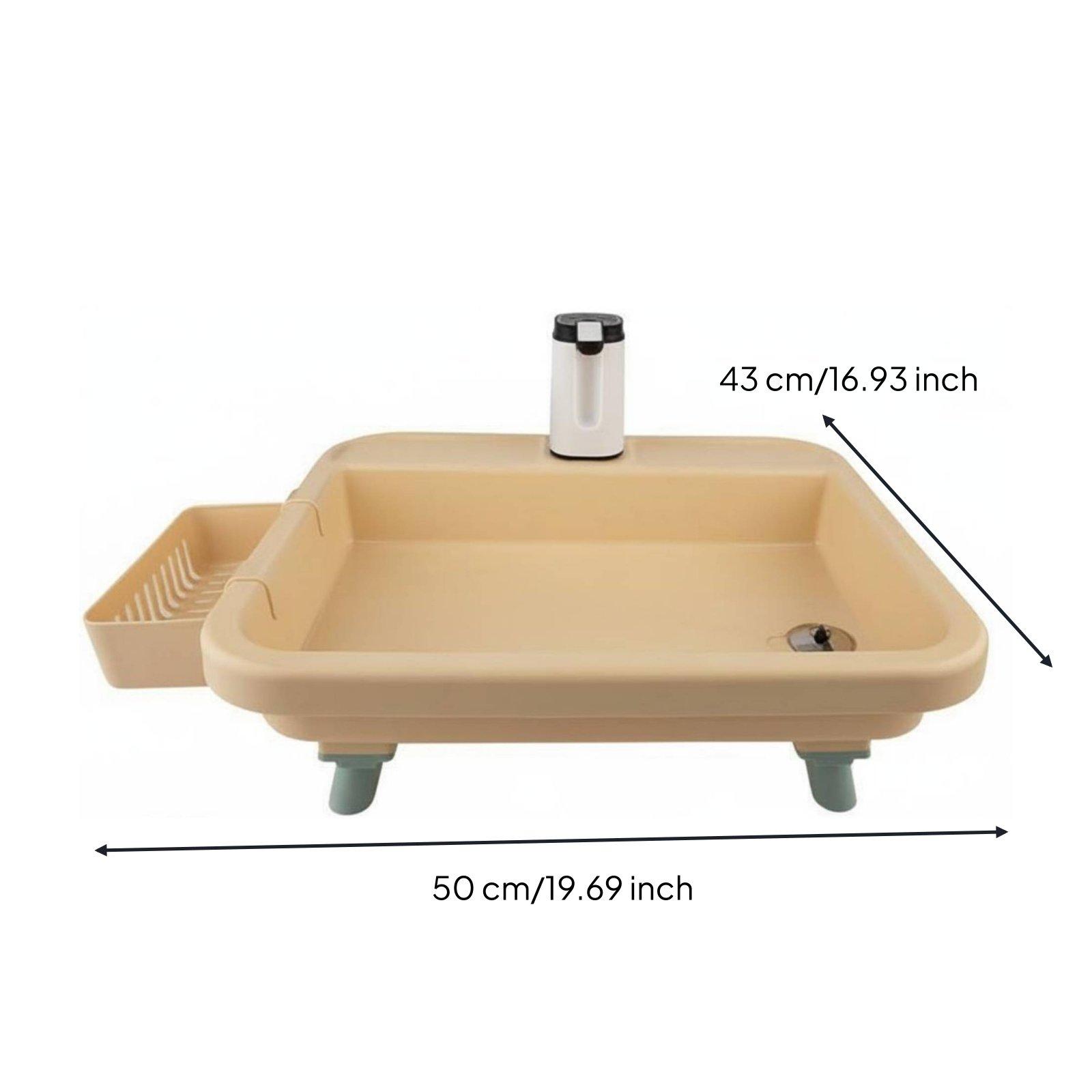 อ่างล้างหน้าแบบพกพาสำหรับตั้งแ - Camping บทวิจารณ์และราคา