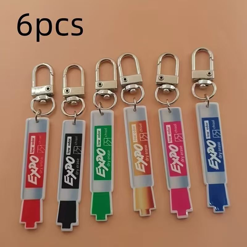 พวงกุญแจปากกาอะคริลิก 6 ชิ้น,  - Hiking บทวิจารณ์และราคา