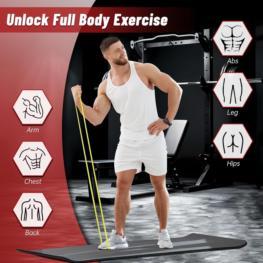 สายรัดช่วยดึงข้อศอก, สายรัดออก - Resistance Bands Set With Handles บทวิจารณ์และราคา