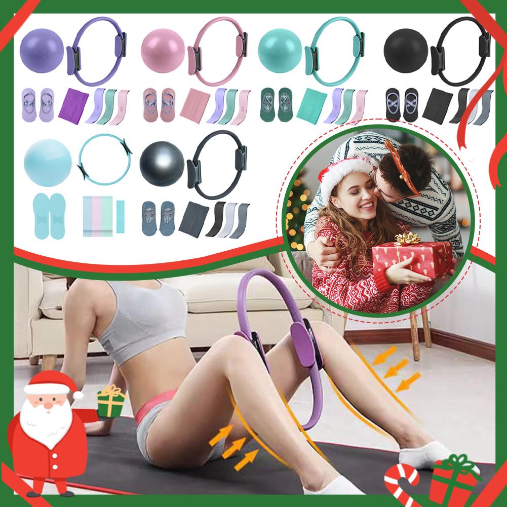 ชุดอุปกรณ์พิลาทิส 5 ชิ้น พร้อม - Pilates Bar Kit With Resistance Bands บทวิจารณ์และราคา