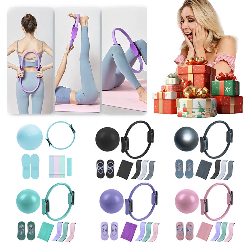ชุดอุปกรณ์พิลาทิส 5 ชิ้น พร้อม - Pilates Bar Kit With Resistance Bands บทวิจารณ์และราคา