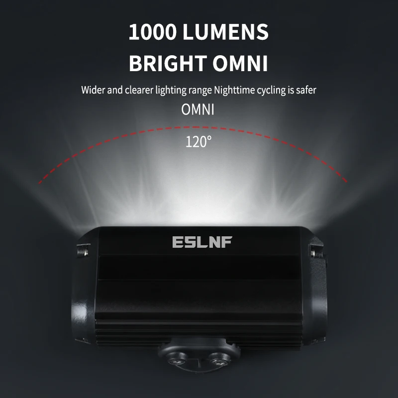 ไฟหน้าจักรยาน ESLNF 1000 ลูเมน - Rechargeable Bicycle Headlight 1000 Lumen บทวิจารณ์และราคา