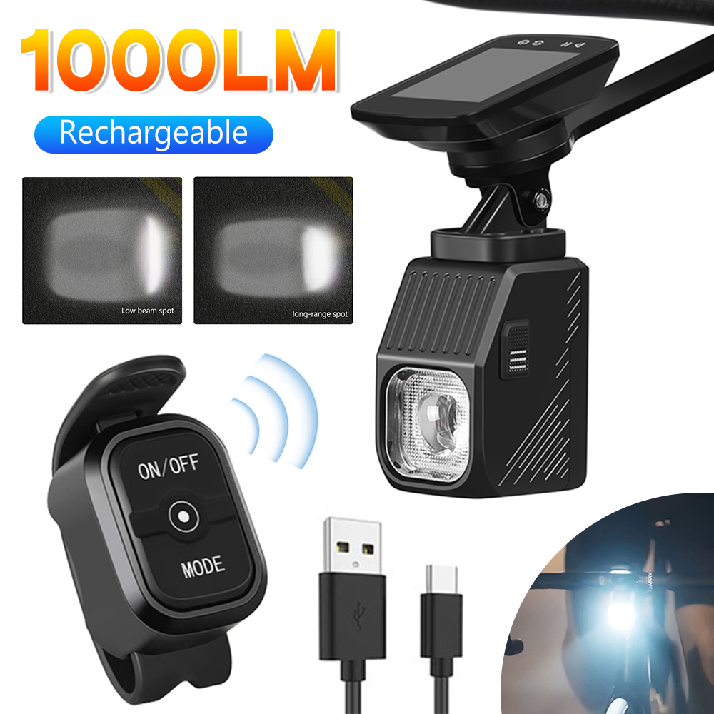 ไฟหน้าจักรยานความสว่างสูง 1000 - Rechargeable Bicycle Headlight 1000 Lumen บทวิจารณ์และราคา