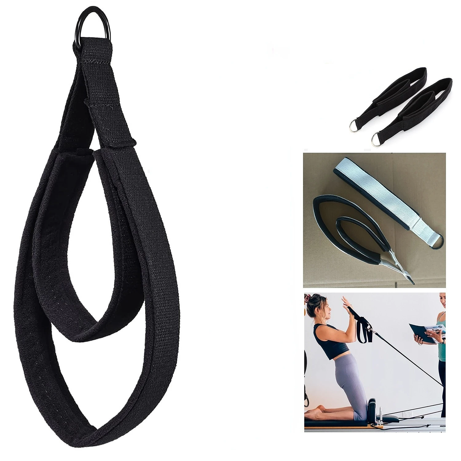 สายรัดข้อเท้าแบบวงแหวนคู่สำหรั - Pilates Bar Kit With Resistance Bands บทวิจารณ์และราคา