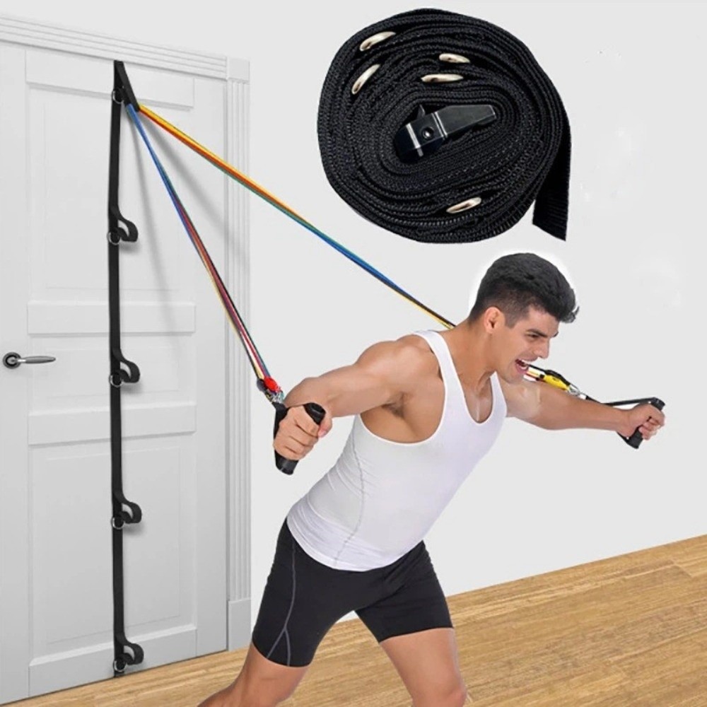 สายรัดยึดประตูสำหรับออกกำลังกา - Resistance Bands Set With Handles บทวิจารณ์และราคา
