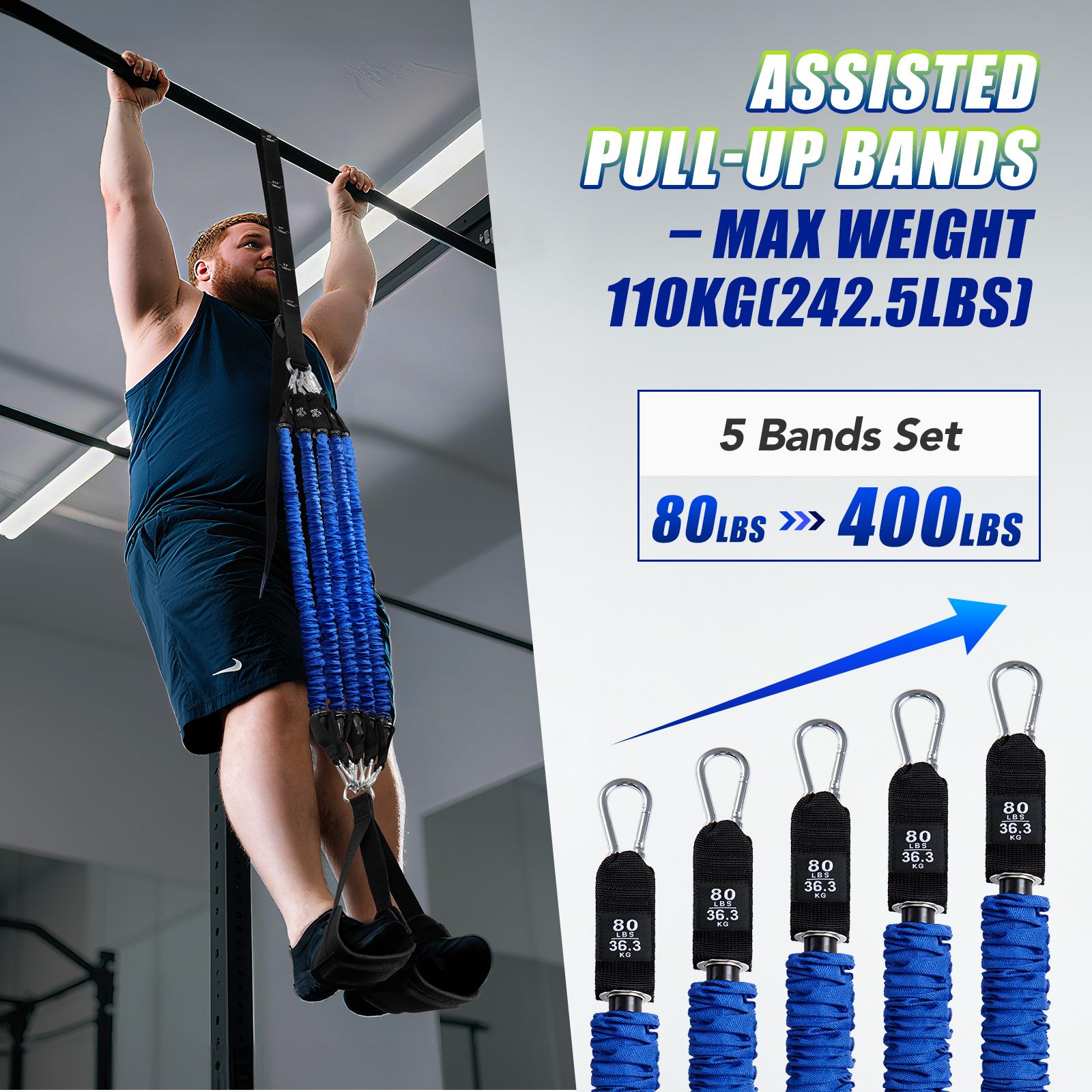 ชุดสายรัดช่วยดึงข้อแบบ Heavy D - Resistance Bands Set With Handles บทวิจารณ์และราคา