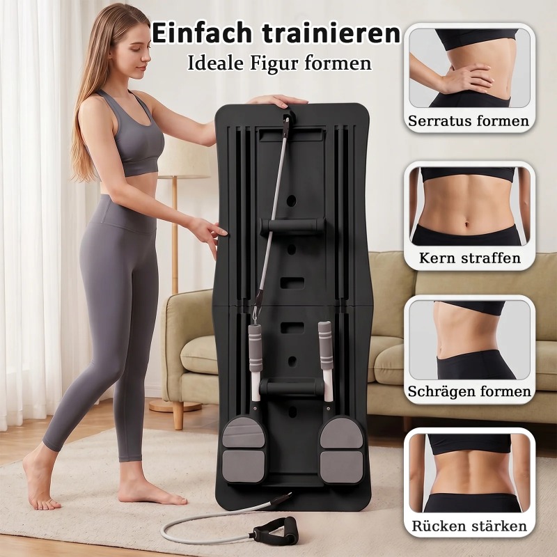 แผ่นออกกำลังกายหน้าท้องอเนกประ - Push Up Board Foldable Multi Function บทวิจารณ์และราคา