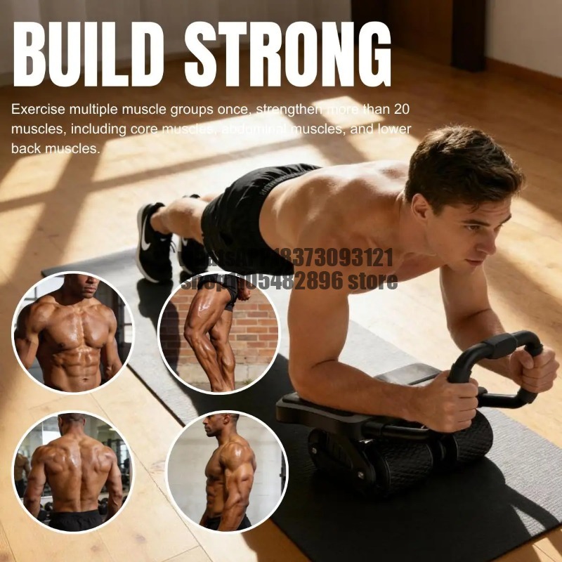 ล้อบริหารหน้าท้อง 2-in-1 พร้อม - Ab Roller Wheel With Elbow Support บทวิจารณ์และราคา