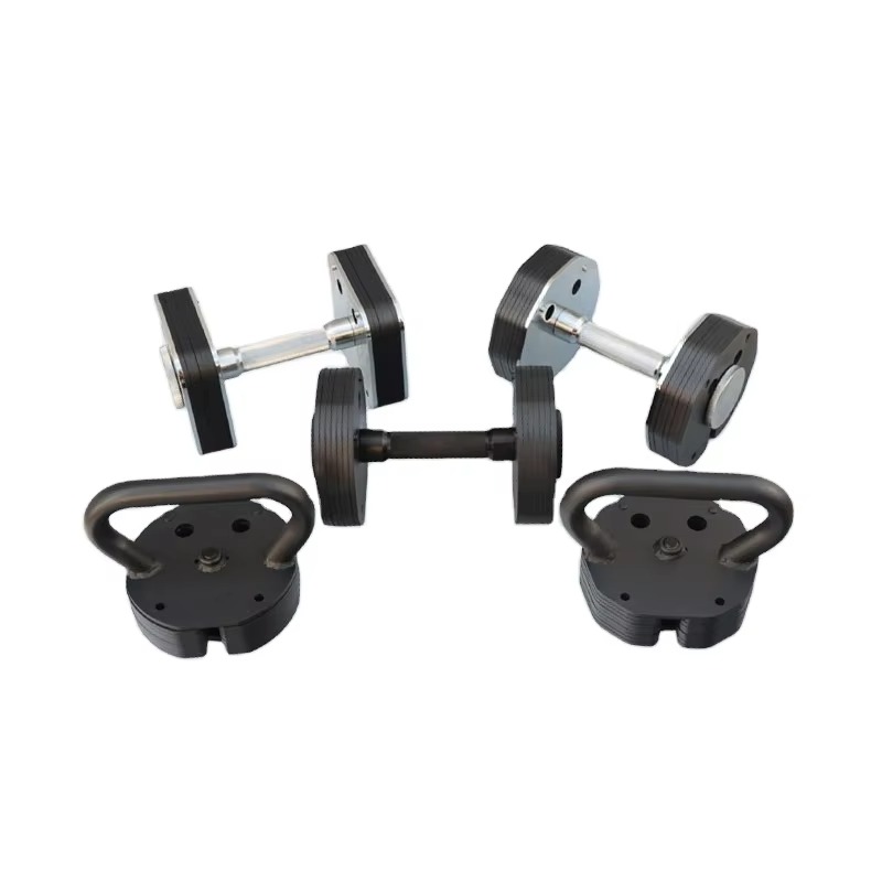 ดัมเบลปรับน้ำหนักได้ทรงสี่เหลี - Adjustable Dumbbell Pair 40Kg บทวิจารณ์และราคา