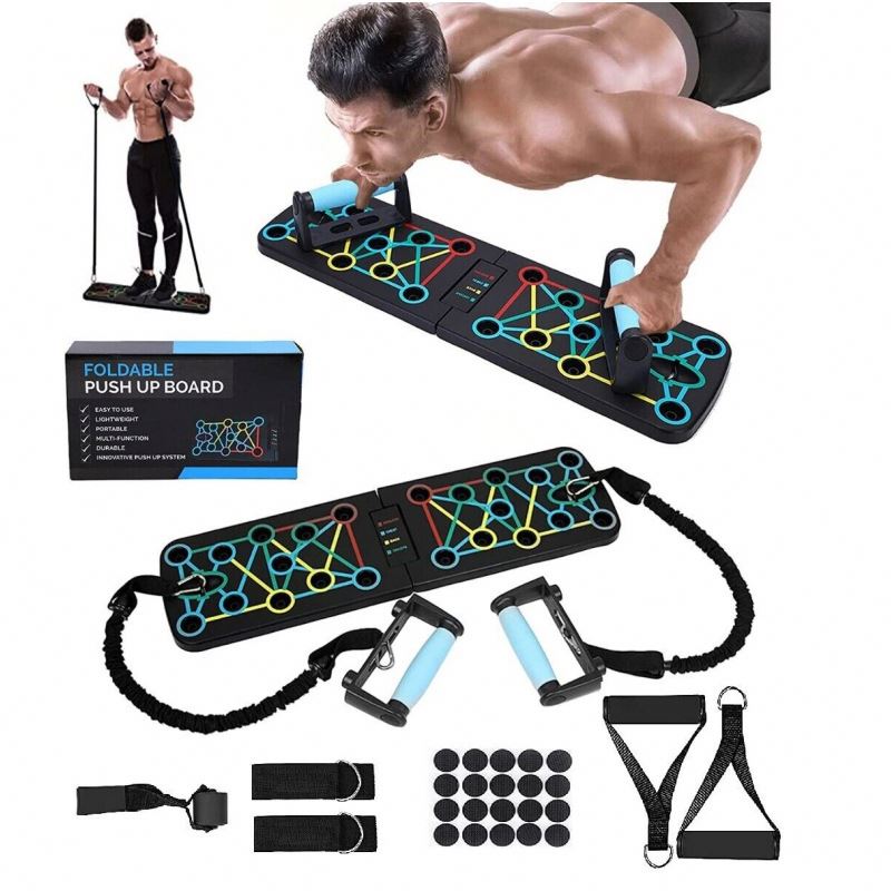 อุปกรณ์ออกกำลังกายแบบพับได้อเน - Push Up Board Foldable Multi Function บทวิจารณ์และราคา