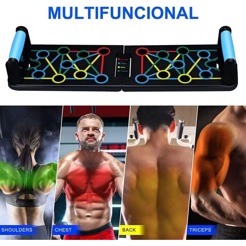 อุปกรณ์ออกกำลังกายแบบพับได้อเน - Push Up Board Foldable Multi Function บทวิจารณ์และราคา