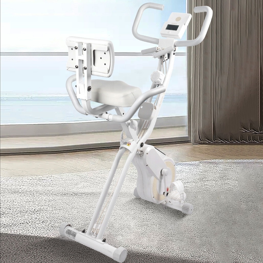 จักรยานออกกำลังกายแบบพับได้ตั้ - Exercise Bike Magnetic Resistance บทวิจารณ์และราคา