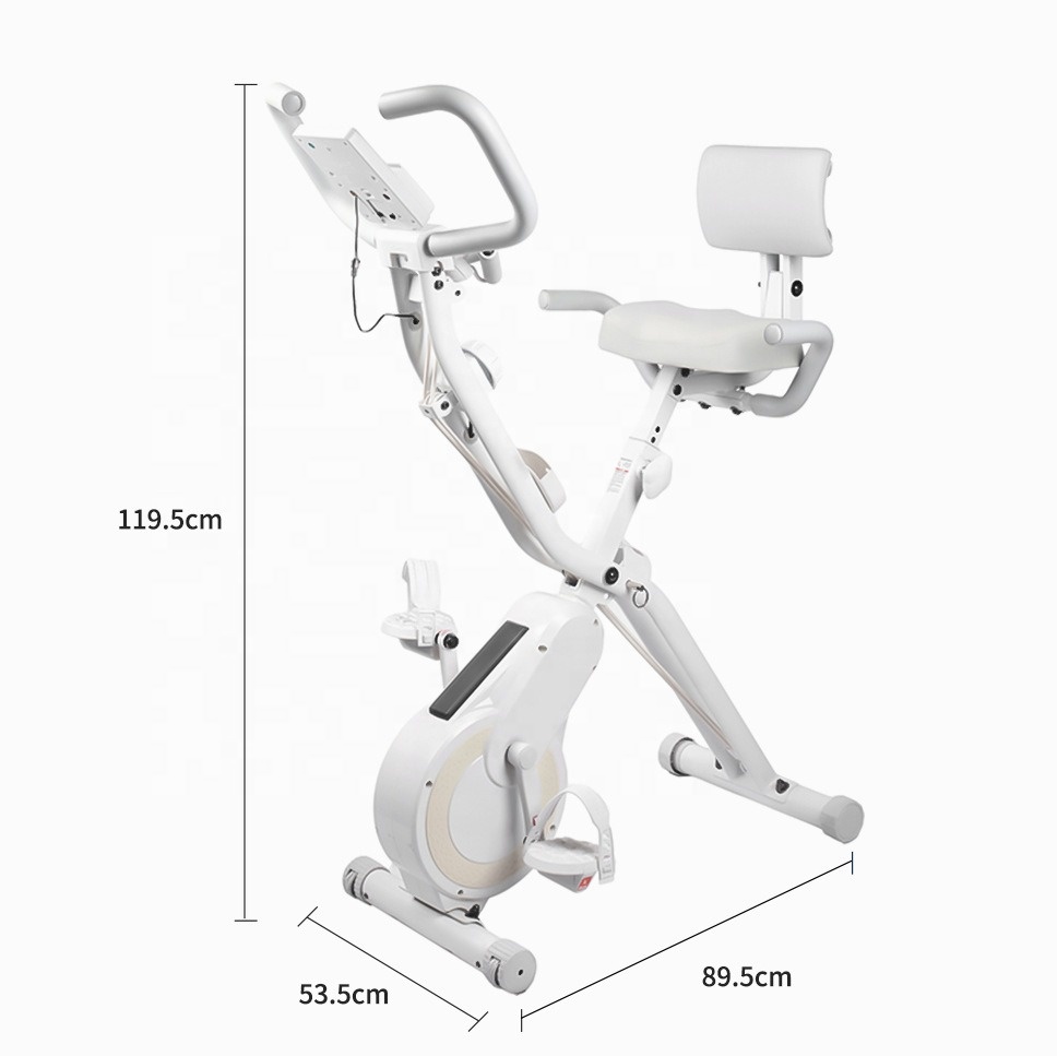 จักรยานออกกำลังกายแบบพับได้ตั้ - Exercise Bike Magnetic Resistance บทวิจารณ์และราคา