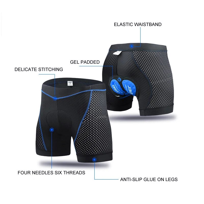กางเกงในขี่จักรยาน X-TIGER 5D  - Padded Cycling Shorts 5D Gel บทวิจารณ์และราคา