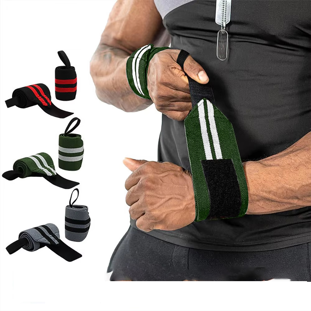 สายรัดข้อมือยกน้ำหนักแบบปรับได - Wrist Wraps Weightlifting Support บทวิจารณ์และราคา