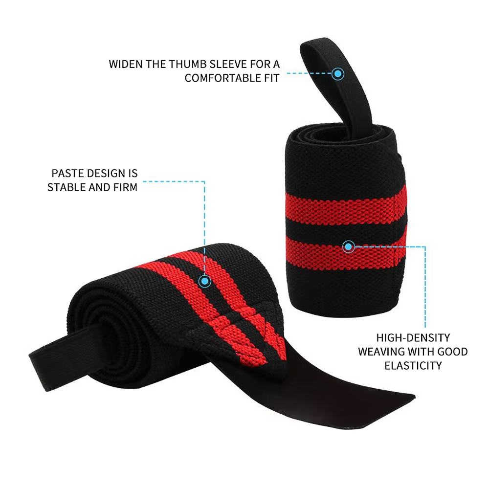สายรัดข้อมือยกน้ำหนักแบบปรับได - Wrist Wraps Weightlifting Support บทวิจารณ์และราคา