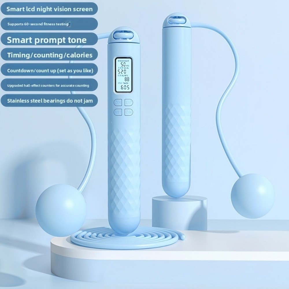 เชือกกระโดดไร้สาย ไม่มีเชือก ป - Smart Jump Rope Digital Counter บทวิจารณ์และราคา