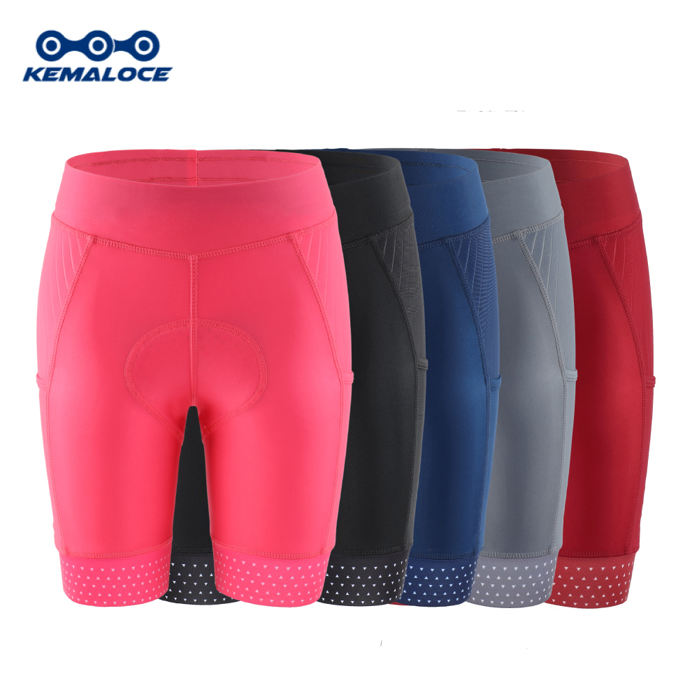 Kemaloce กางเกงขาสั้นขี่จักรยา - Padded Cycling Shorts 5D Gel บทวิจารณ์และราคา