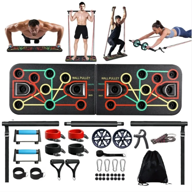 ชุดอุปกรณ์ออกกำลังกายแบบพกพาอเ - Pilates Bar Kit With Resistance Bands บทวิจารณ์และราคา