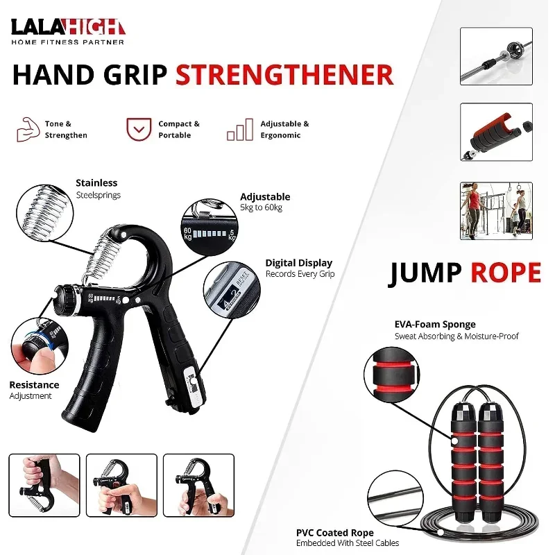 ชุดอุปกรณ์ออกกำลังกายแบบพกพาอเ - Pilates Bar Kit With Resistance Bands บทวิจารณ์และราคา