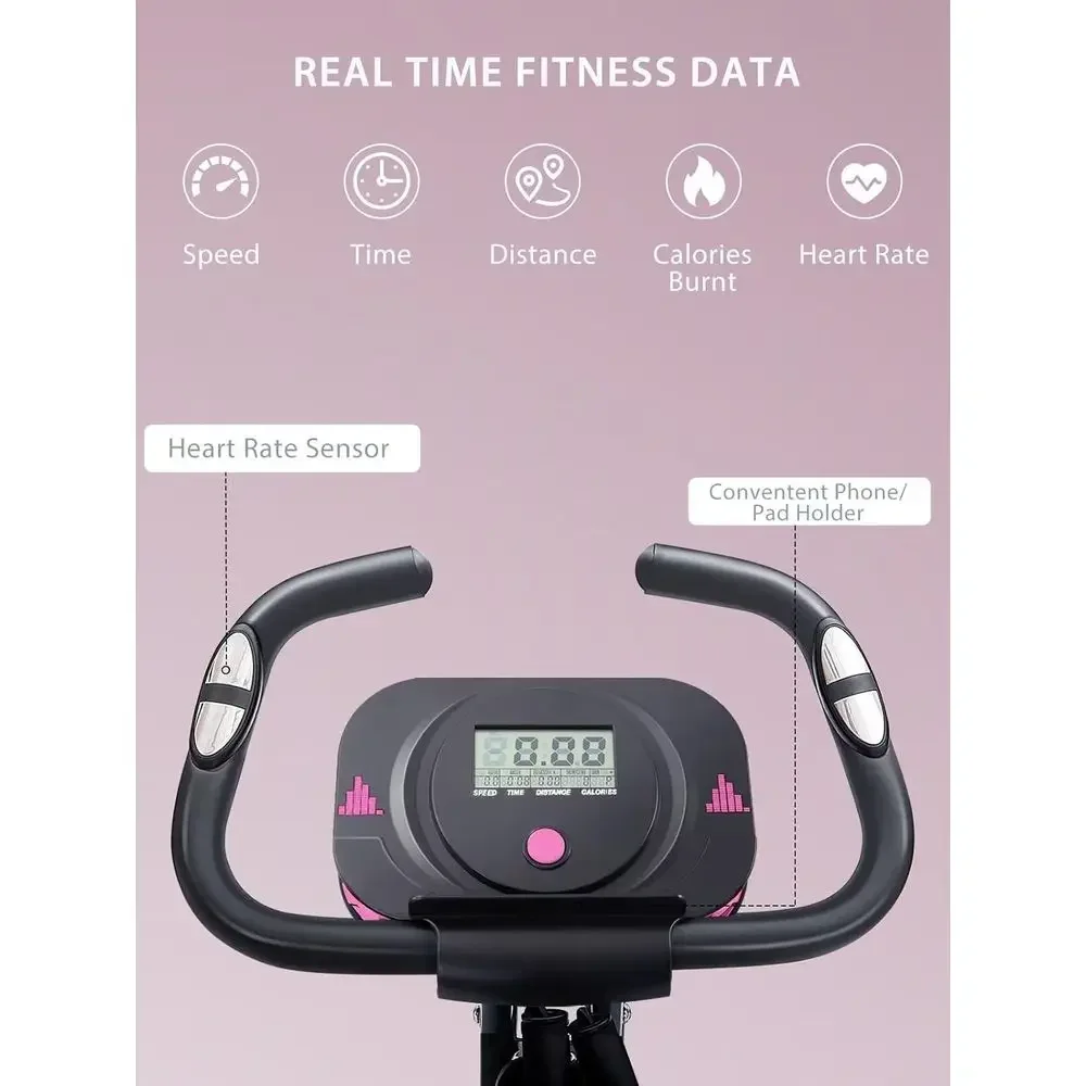 จักรยานออกกำลังกายแบบเอนนอนและ - Exercise Bike Magnetic Resistance บทวิจารณ์และราคา
