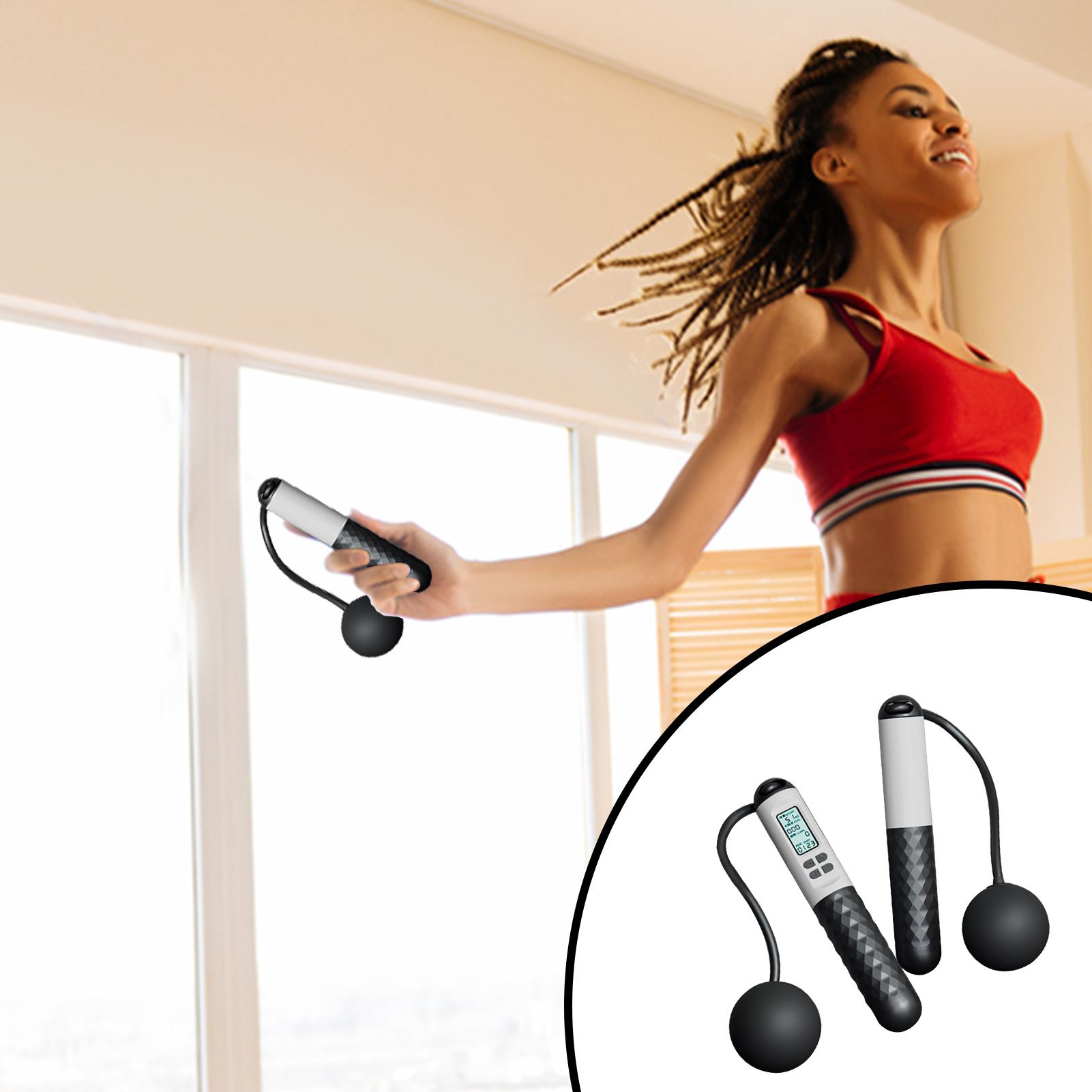เชือกกระโดดไร้เชือกพร้อมตัวนับ - Smart Jump Rope Digital Counter บทวิจารณ์และราคา