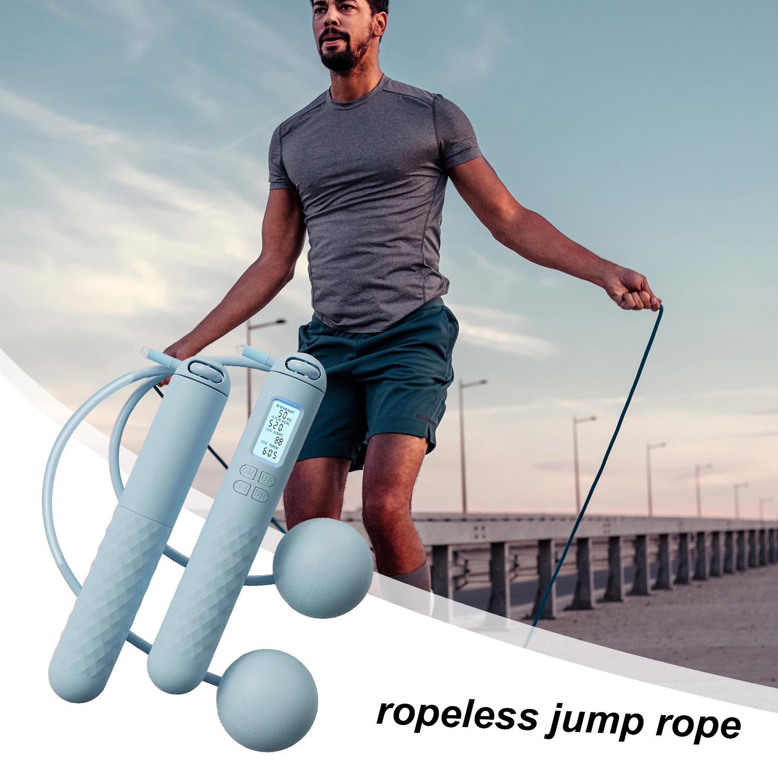 เชือกกระโดดไร้เชือกพร้อมตัวนับ - Smart Jump Rope Digital Counter บทวิจารณ์และราคา